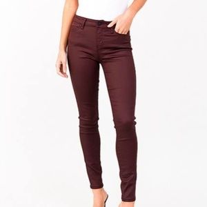 Maroon Skinny Jeans